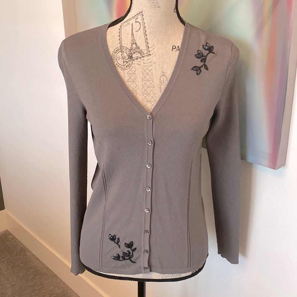 Easel Button Down Sweater - image 1
